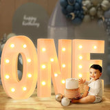 Boxtoday 100CM Giant Led Light Letter for Birthday Party 1st Anniversary Wedding Decor giant led letter for event DIY Balloon Filling Box