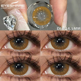 Boxtoday 1pair Color Contact Lenses for Eyes Black Lenses Cosmetic Big Eye Lenses Gray Pupils Lens Yearly Natural Eye Contacts