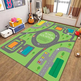 Boxtoday Children's Cartoon Game Carpet Home Decoration Mat Living Room Bedroom Bedside Carpets Cute Baby Crawling Washable Floor Mats