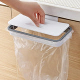 Boxtoday Portable Plastic Garbage Hanging Bag Kitchen Trash Storage Rack Bag Hook Scouring Pad Dry Shelf Holder Kitchen Organzier