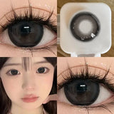 Boxtoday Color Prescription Contact Lenses with Diopter Number Glasses Black Lenses Student Animation Lenses of the Year Beauty Cosmetics