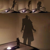 Boxtoday Candle Holder Nosferatu Candle Shadow Tealight Shadow Caster Halloween Horror Candle Holder Decor Party Horror Decor