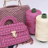 Boxtoday 200m/roll Crochet YarnThread for Hand-knitted Hat Bag Summer Sun Hat Ice Rope DIY Hook Cushion Silk Wool Yarn Sewing Accessories