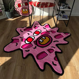 Boxtoday Irregular Pink Living Room Decoration Carpet Creativity Bedroom Bedside Plush Carpet Simple Cloakroom Lounge Non-slip Soft Rug