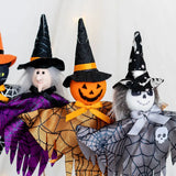 Boxtoday Halloween Decorative Pendant Ghost Festival Pumpkin Witch Pendant Bar Haunted House Layout Props Happy Helloween Party Decor