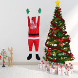 Boxtoday Santa Claus Climbing Wall Decoration Hanging Clothes Christmas Ornaments For Indoor Outdoor Garden Home Decor Navidad Xmas