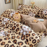 Boxtoday Duvet Cover Set No Filler Flat Sheet Pillowcases Boys Girls Cute Twin Queen Size Ins Spring New Bedding Linen