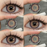 Boxtoday 1pair Colored Pupils for Eyes Green Eye Color Lenses Brown Natural Blue Eye Lenses High Quality Gray Lenses Soft Pupils