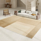 Boxtoday Gold Beige Carpet Stripes Geometric Living Room Carpets Luxurious Artistic Home Decoration Rug Easy Clean Bedroom Rug