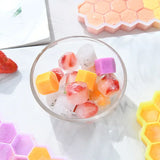 Boxtoday Ice Cube Maker Honeycomb Ice Mold Silicone Ice Jelly Juice Drink Mold Cold Drink Tools Whiskey Cocktail Drinkware Kitchen Tools