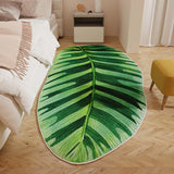 Boxtoday  Creative Leaf Carpet Art Green Leaf Rug Comfortable Soft Bedside Carpet Living Room Sofa Decoration Carpets Balcony Non Slip Mat