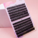 Boxtoday 30/40D 12-16mm Mix D Curl Cluster Lashes Individual Lashes Lash Extensions Clusters Lashes Soft Natural False Eyelashes