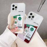 Boxtoday Gift Iced Coffee Liquid Quicksand IPhone Case