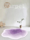 Boxtoday Irregular Wabi-sabi Carpets for Living Room Special-shaped Rugs for Bedroom Ins Gradient Cloakroom Rug Large Area Lounge Carpet