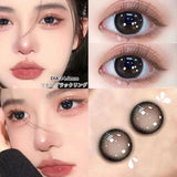 Boxtoday Color Prescription Contact Lenses with Diopter Number Glasses Black Lenses Student Animation Lenses of the Year Beauty Cosmetics