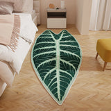 Boxtoday  Creative Leaf Carpet Art Green Leaf Rug Comfortable Soft Bedside Carpet Living Room Sofa Decoration Carpets Balcony Non Slip Mat