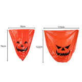 Boxtoday Large Halloween Pumpkin Plastic Garbage Leaf Bags For Home Outdoor Fall Garden Yard Decoration Lawn Bag Halloween Party Props