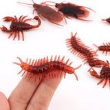 Boxtoday 12pc Funny Fake Cockroach Halloween Party Decoration Trick Props Artificial Roach Bug Party Supplies Kids Favor Party Decoration