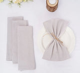 Boxtoday 50PC 30X45CM Table Cloth Napkins Cotton Durable Fabric Reusable Kitchen Dining Easter Wedding Christmas baby shower Decoration