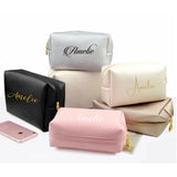 Boxtoday Personalized Wedding Makeup Pouches Bridesmaids Gifts Female Bags Bachelorette Party Decoration