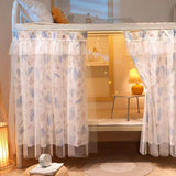 Boxtoday Bunk bed Gauze curtain Bed curtain mosquito net tent bedroom Student bed Blocking privacy blackout window