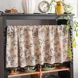 Boxtoday Nordic Style Short Curtains for kitchen Solid Cotton Linen Curtain Wine Cabinet Door Window Small Curtains Wardrobe Curtain