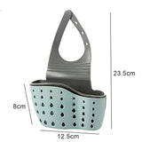 Boxtoday Home Storage Drain Basket Kitchen Sink Holder Adjustable Soap Sponge Shlf Hanging Drain Basket Bag Kitchen Accessories