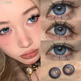 Boxtoday  NEW Korean Style Colored Eye Contacts  with Degree Myopia Green y2k Color Lenses Cosmetics Blue Big Eyes Lens Brown Pupils