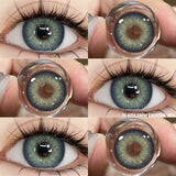 Boxtoday 1pair Colored Pupils for Eyes Green Eye Color Lenses Brown Natural Blue Eye Lenses High Quality Gray Lenses Soft Pupils