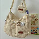 Boxtoday Gift Soft Girl Plaid Bag