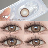 Boxtoday 2Pcs/Pair Myopia Colored Contact Lenses For Eyes Color Lens With Diopters Pupils Eye Contacts Lenses Free Shipping Offers