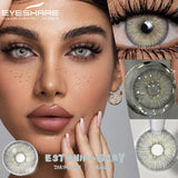 Boxtoday 1 Pair Colorful Contact Lenses for Eyes Fashion Blue Eye Lenses Green Lenses Gray Eye Contacts Yearly Lens Eye Contact