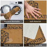 Boxtoday Welcome To The Dungeons Roll For InitiativeBathroom Mat Dnd Game Doormat Kitchen Carpet Balcony Rug Home Decor