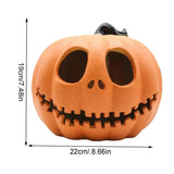 Boxtoday Halloween LED Pumpkin Lights Battery Operated Cute Indoor Pumpkins Light Up Jack O Lanterns For Balcony Desktop Courtyard