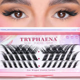 Boxtoday Lash Clusters New Styles DIY Individual Lashes Winged Cat Eye Cluster Eyelash Extension Korean Makeup False Eyelashes