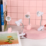 Boxtoday Cute Mini Lamp to Read Book Eye Protection Rotatable Reading Lamp with Clamp Reading Lights for Books Desk Table Bedroom