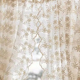 Boxtoday Curtain Embroidery Screen Window Lace Curtain Bedroom Bay Window Door Curtain Partition Romantic Pastoral Curtain