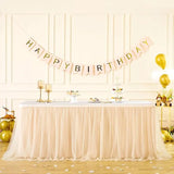 Boxtoday 6/9/14FT Table Skirts Birthday Tulle Table Skirting Wedding Party Tutu Tulle Table Skirt Baby Shower Wedding Party Home Decor