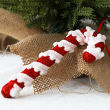 Boxtoday Reusable Candy Canes Traditional Hanging Lightweight Christmas Decoration Unique Tree Ornaments for Living Room