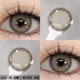 Boxtoday  2pcs Myopia Color Contact Lenses for Eyes Gray Pupils with Diopters Blue Eye Lenses Brown Natural Lenses Green Eye Lens