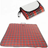 Boxtoday Camping Picnic Mat Portable Beach Blanket Waterproof Moistureproof Plaid Blanket Beach Mat Hiking Travel Foldable Sleeping Mat