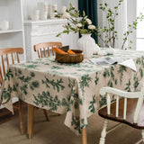 Boxtoday American Tablecloth For Table Pine Cotton Linen Print Christmas Table Cloth Dining Room Fabric Rectangular Table Coveror