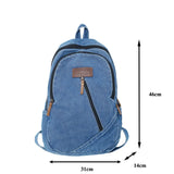 Boxtoday Gift Denim Backpacks Y2K Women's Backpack Canvas Shoulders Bag Sports Knapsack Quality Packbag Vintage Rucksack Student Jeans Mochila