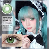 Boxtoday 1pair Colored Contact Lenses Purple Eye Lenses Yearly Cosplay Red Lenses Cosmetic Contact Helloween Soft Makeup Pupils