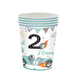 Boxtoday Racing car party plates cups napkin tablecloth two fast party plates cups napkins kids two fast birthday party decoration Banner