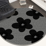 Boxtoday Cream Style Living Room Decoration Round Carpet Light Luxury Rugs for Bedroom Large Area Cloakroom Rug Home Thickened Floor Mat