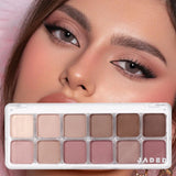 Boxtoday 12 Colors  Eyeshadow Palette Low Saturation All Matte Eye Shadow Makeup Nude Pure Color Eye Pigment Lasting Eyes Shadow Paleta