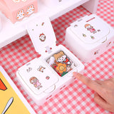 Boxtoday Ins Button Desktop Cute Storage Box with Lid Sundries Mini Jewlery Storage Box Organizer Kawaii Box Container Storage Small