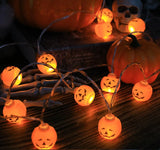 Boxtoday Halloween Decoration Led Light String Pumpkin Skull Head Eyeball Shaped Lamp String  Trick Or Treat Lantern Horror Halloween Day