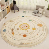 Boxtoday Modern Simple Living Room Decoration Carpet Cute Cartoon Bedroom Large Area Soft Rug Home Children's Room Cloakroom Plush Rugs